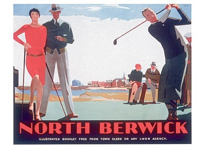North Berwick by Andrew Johnson Wall Art Décor 21 1/2 x 26 5/8 Art Print