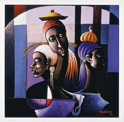 Trilogy of Expression I by Shubert Denis Wall Art Décor 24 x 23 3/4 Art Print