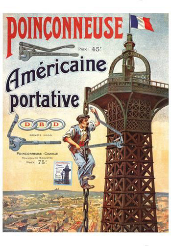 Americaine Portative Art Print - 40x27 " Wall Art Décor