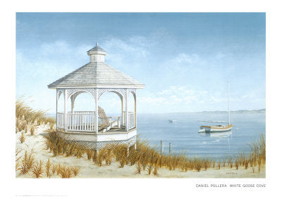 White Goose Cove by Daniel Pollera Wall Art Décor 24 1/4 x 34 1/8 Art Print