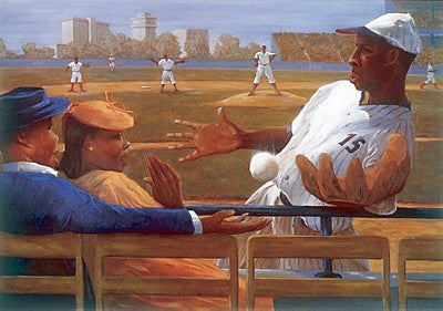 Foul Ball in Fair Territory by Earl Jackson Art Print - 24x30 " Wall Decor