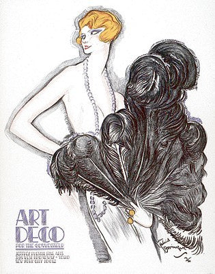 Alice Soulie 1926 by Jean-Gabriel Domergue - Vintage Wall Art Print