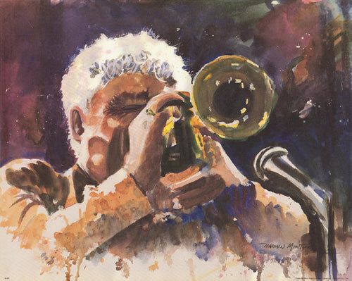 Maynard Ferguson Art Print by Harmon Montgomery - Jazz Legend Wall Decor