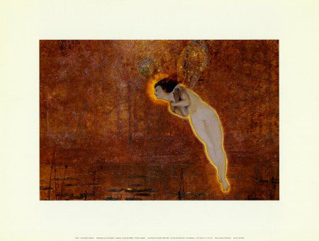 Iris by John Atkinson Grimshaw - Autumnal Wall Art Print 11.75 x 15.75 | Fine Art Décor