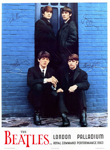The Beatles Live at London Palladium 1963 - Iconic Wall Art Print