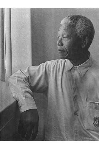 Nelson Mandela by Anon Wall Art Décor 18 1/8 x 12 1/8 inch Art Print