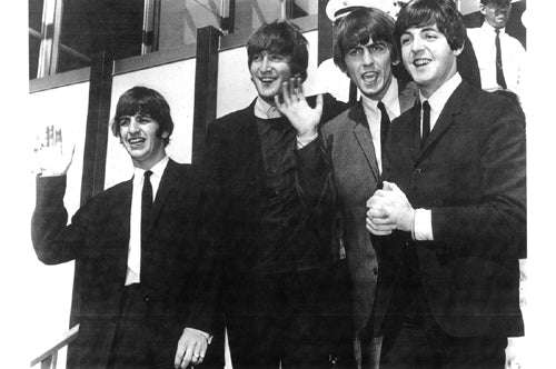 The Beatles at LAX, 1964 by Anon Wall Art Décor 12 x 18 1/8 Art Print