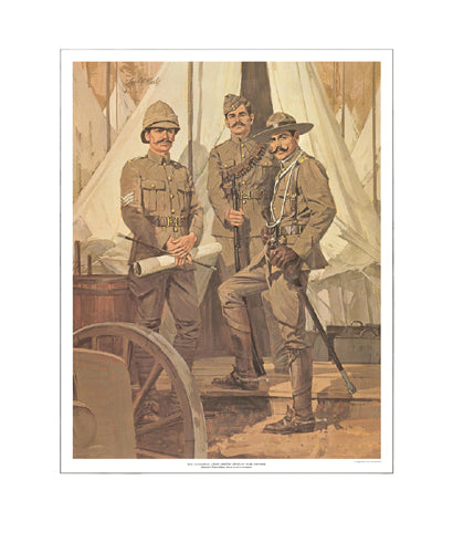 The Canadian Army South African War 1899-1900 by Tom McNeely Art Print - Military History Wall Decor