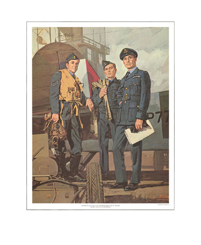 The Royal Canadian Air Force WWII 1939-1945 by Tom McNeely Wall Art Décor 20 x 16 Art Print