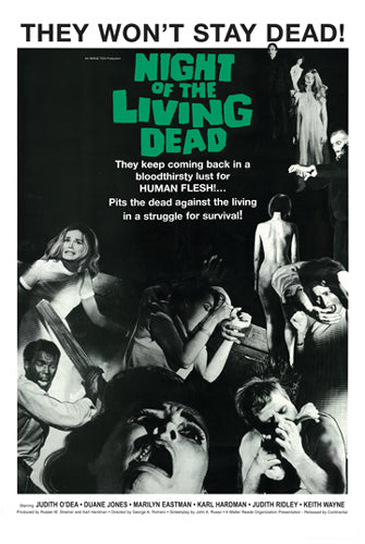 Night of the Living Dead Style 2 Art Print - Classic Horror Wall Art