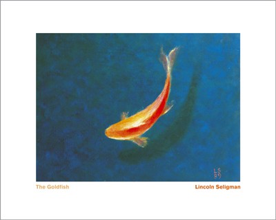 Reviewing the title Art Print Goldfish by Lincoln Seligman Wall Art Décor 15 3/4 x 19 3/4 " and