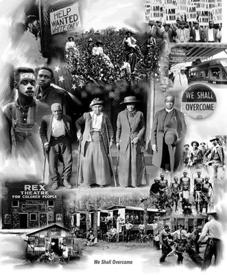 We Shall Overcome by Wishum Gregory - Inspiring Wall Art Print