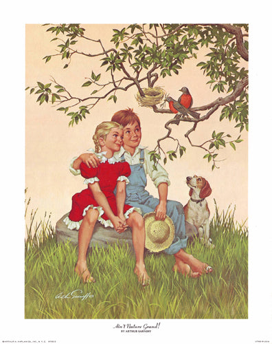 Ain't Nature Grand! by Arthur Sarnoff Wall Art Décor 14 x 11 Art Print