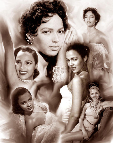 Dorothy Dandridge Art Print by Wishum Gregory - Iconic 24x20 " Wall Art Décor