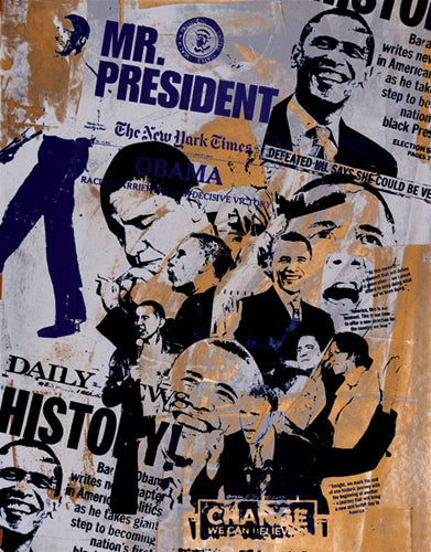 Mr. President Bobby Hill Art Print - 18x14 " Wall Decor