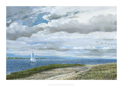 Sand Island by Doug Zider - Serene Coastal Wall Art Print