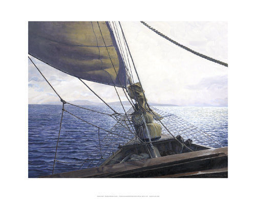 Island Horizon by Doug Zider Wall Art Décor 14 x 18 Art Print