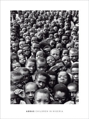 Children in Nigeria by Abbas Wall Art Décor 31 1/2 x 23 5/8 Art Print