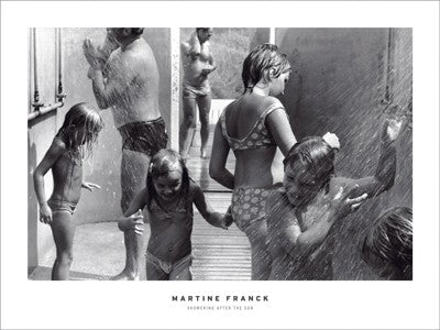 Showering After the Sun by Martine Franck Wall Art Décor 23 5/8 x 31 1/2 Art Print