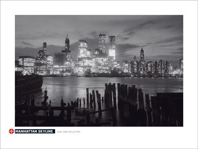 Manhattan Skyline Wall Art Décor - Modern Cityscape Art Print