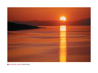 Lan Ha Bay Sunset, Vietnam by Kent Miles Wall Art Décor 23 5/8 x 31 1/2 Art Print