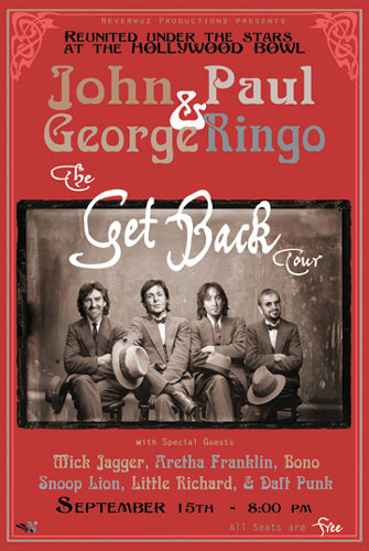 The Beatles Reunion by Anon Wall Art Décor 18 x 12 Art Print