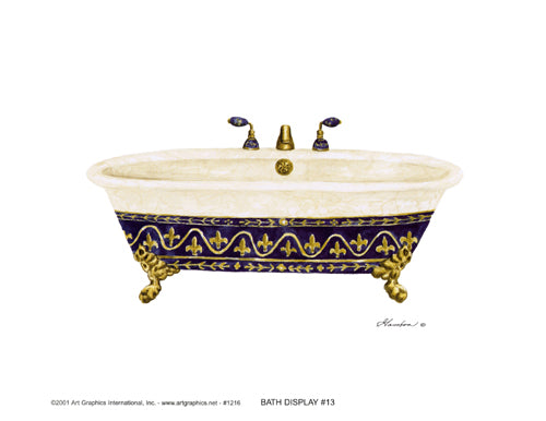 Bath Display #13 by Consuelo Gamboa Wall Art Décor 8 ½ x 11 Art Print