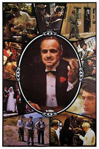 The Godfather: Collage by Anon Wall Art Décor 35 x 23 Art Print