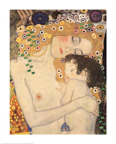 The Three Ages Detail by Gustav Klimt Wall Art Décor 30 x 24 Art Print