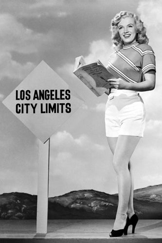 Marilyn Monroe: LA City Limits by Anon Wall Art Décor 18 x 12 Art Print