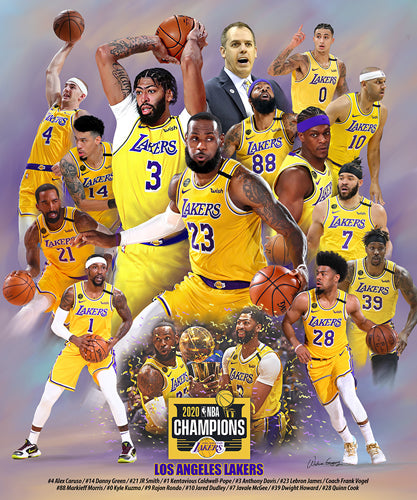 Lakers Championship 20XX Art Print - Commemorative Wall Decor