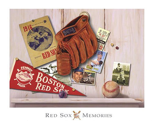 Red Sox Memories by Robert Downs Wall Art Décor 16 x 20 inch Art Print