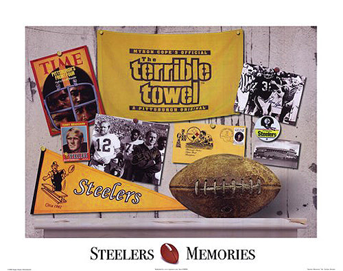 Steelers Memories Art Print - Pittsburgh Steelers Wall Decor