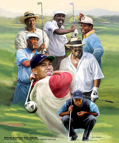 In Good Company: African American Golf Legends - Wishum Gregory Art Print