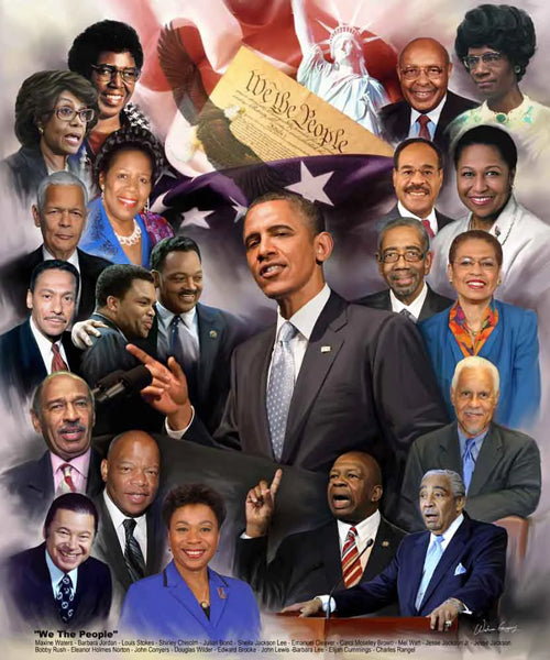 We the People by Wishum Gregory Wall Art Décor 11 x 8 ½ Art Print