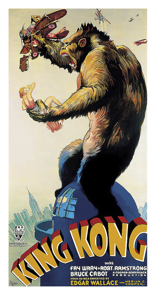 King Kong: Profile by Anon Wall Art Décor 34 x 18 Art Print