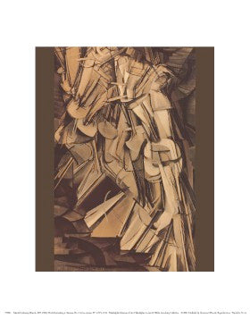 Nude Descending a Staircase, No. 2 by Marcel Duchamp Wall Art Décor 14 x 11 Art Print