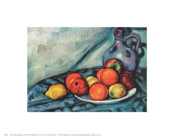 Still Life by Paul Cezanne Wall Art Décor 8 x 10 Art Print