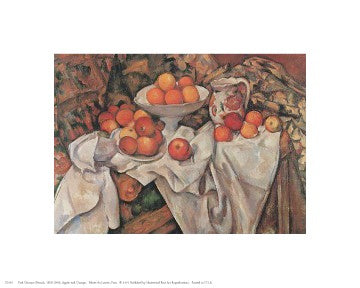 Apples and Oranges by Paul Cezanne Wall Art Décor 8 x 10 Art Print