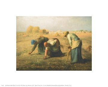 The Gleaners by Jean-Francois Millet Wall Art Décor 8 x 10 Art Print
