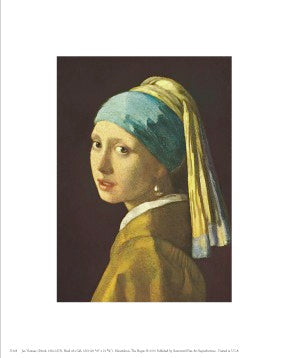 Girl with the Pearl Earring by Johannes Vermeer - Classic Dutch Masterpiece Art Print