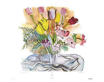 Tulipes by Raoul Dufy - Vibrant Floral Art Print for Home Décor