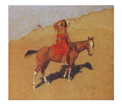 The Scout by Frederic Remington Wall Art Décor 28 x 31 Art Print