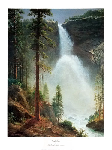 Nevada Falls by Albert Bierstadt Wall Art Décor 35 x 26 Art Print