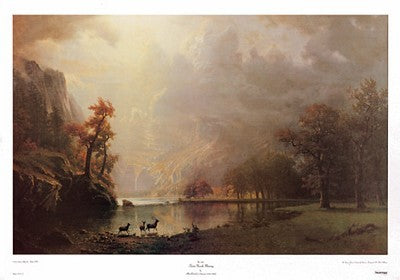 Sierra Nevada Morning by Albert Bierstadt Wall Art Décor 28 x 40 Art Print
