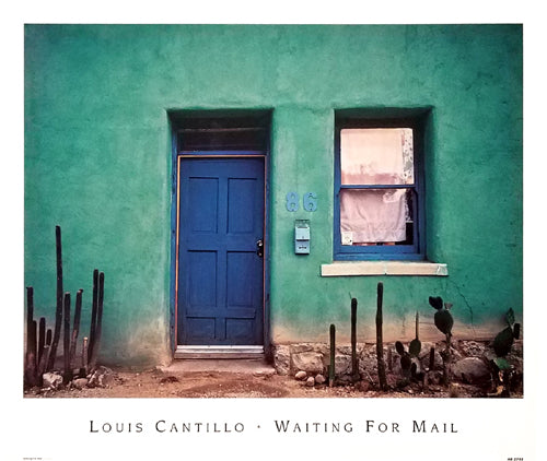 Waiting for Mail by Louis Cantillo Wall Art Décor 14 ¾ x 17 ½ Art Print