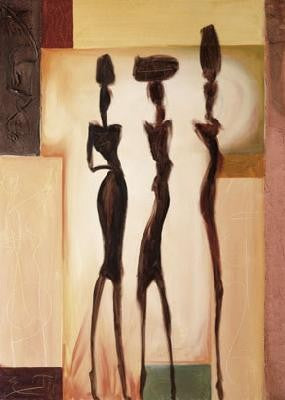 Island Ladies II by Alfred Gockel Wall Art Décor 27 1/2 x 19 3/4 Art Print