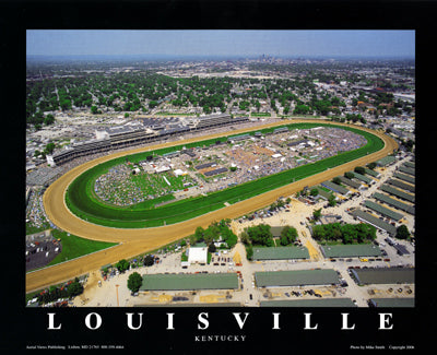 Louisville - Kentucky Derby at Churchill Downs by Mike Smith Wall Art Décor 22 x 28 Art Print