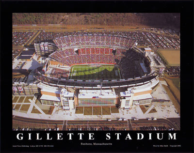 Gillette Stadium - Foxboro, Massachusetts by Mike Smith Wall Art Décor 8 x 10 Art Print