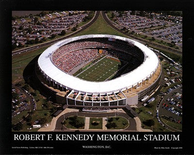 RFK Stadium - Washington, DC by Mike Smith Wall Art Décor 8 x 10 Art Print